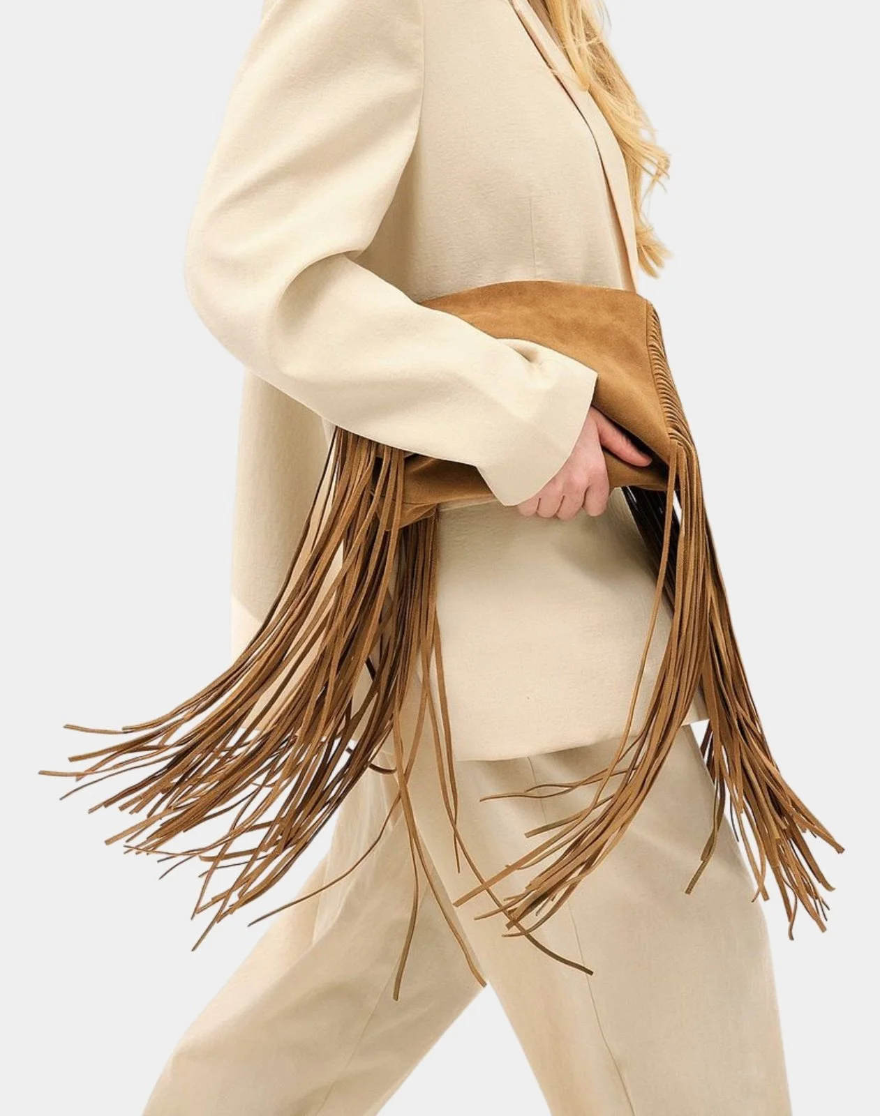 FRINGE CLUTCH - £55.96