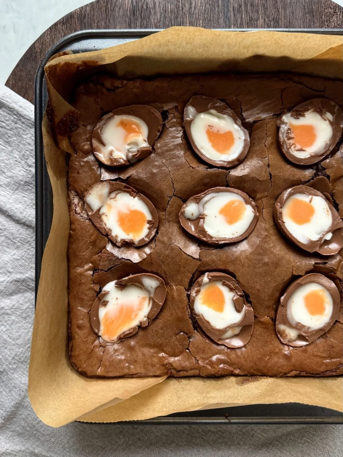 Recipe: Creme Egg Brownies