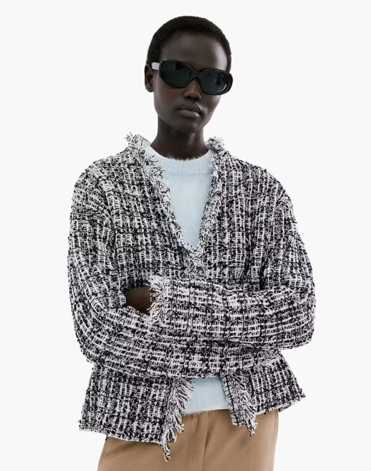 Mango Tweed Jacket
