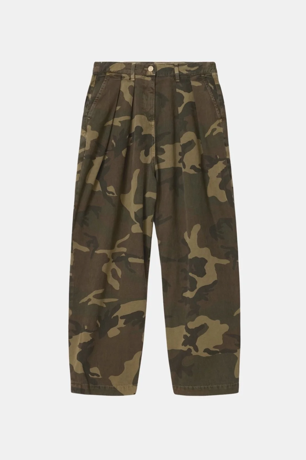 All Saints Becca Camo Barrel Pants