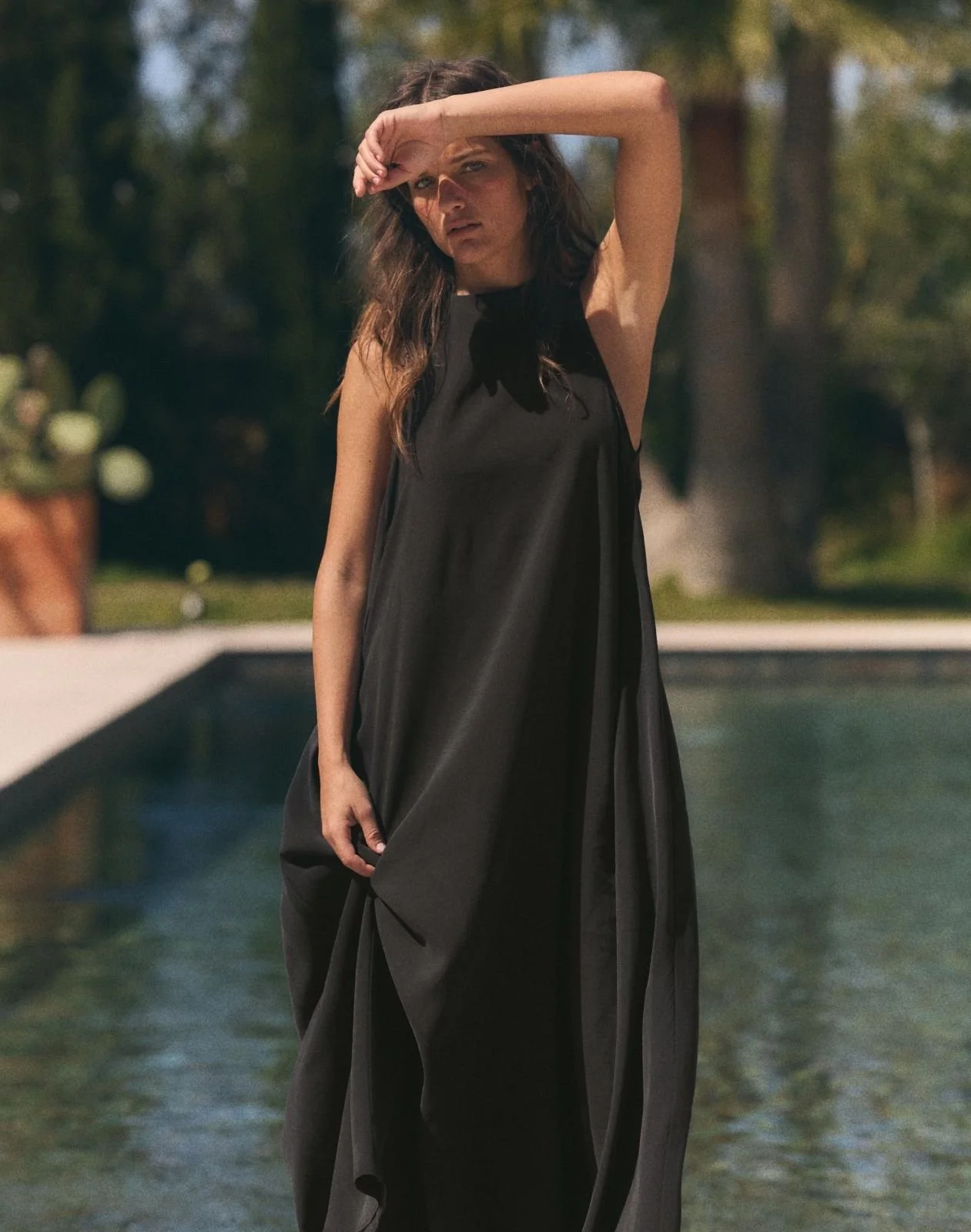 Zara Flowing Midi Dress