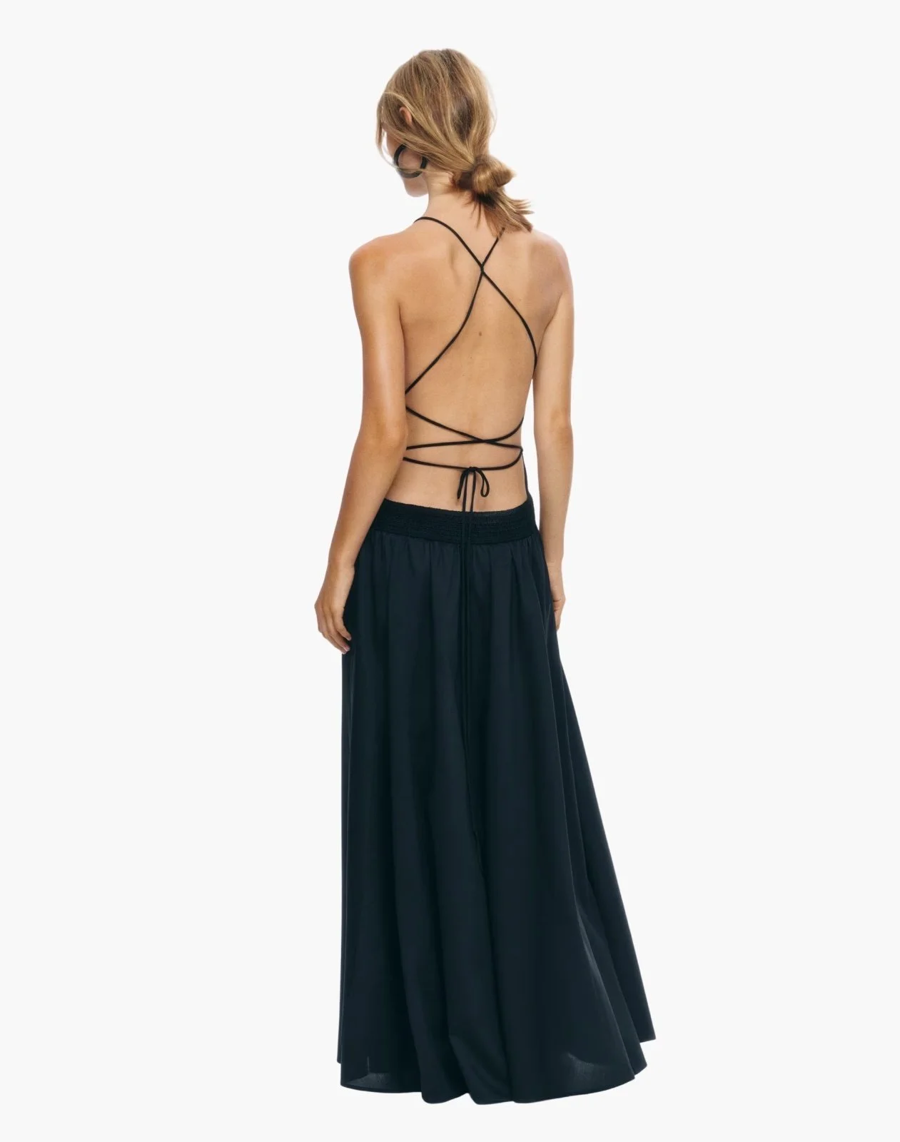 H&M Crochet Back Open Dress