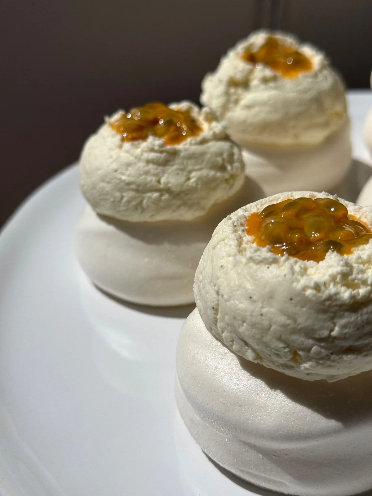 Recipe Chewy Passionfruit Meringues