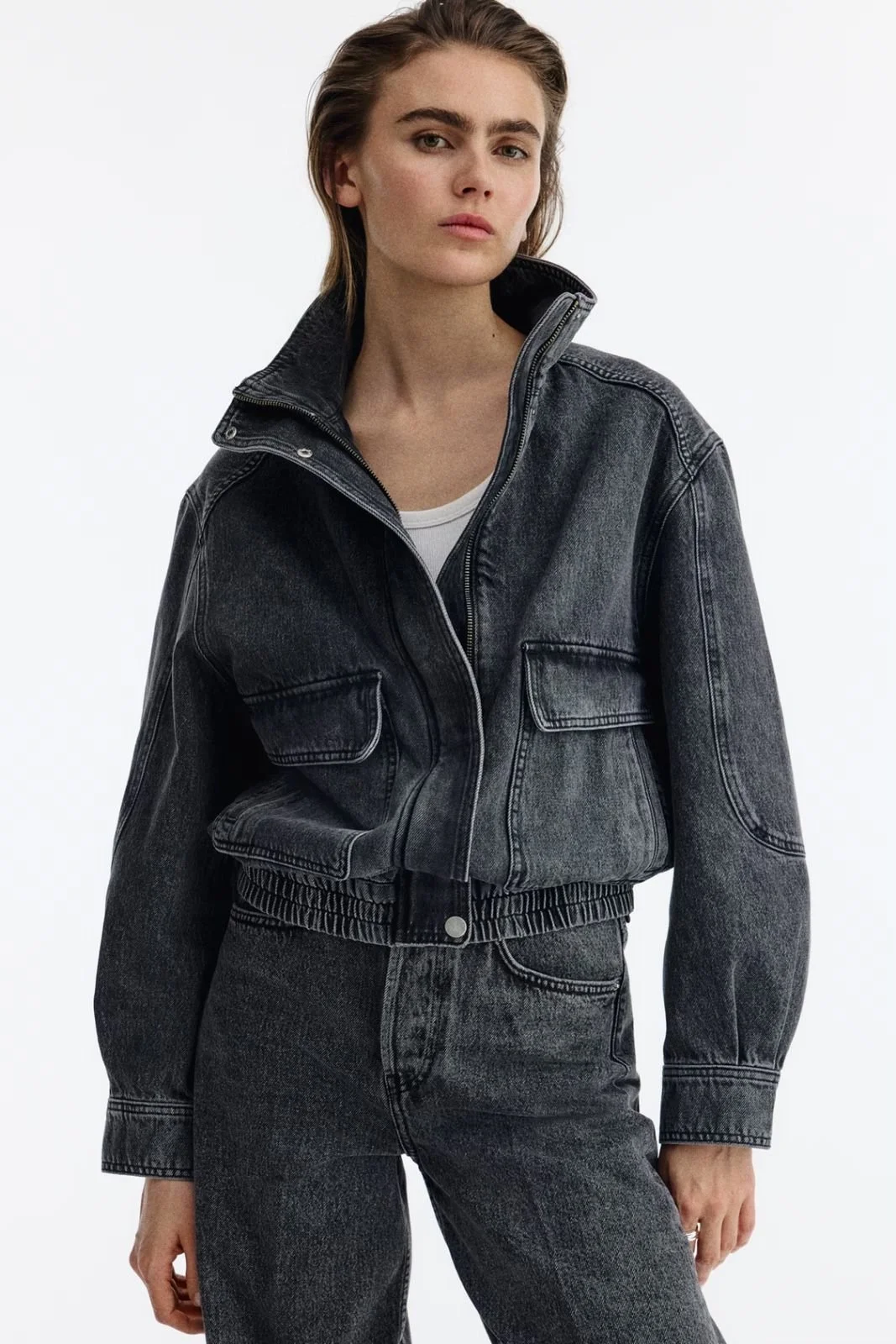 H&M Oversized Denim Jacket