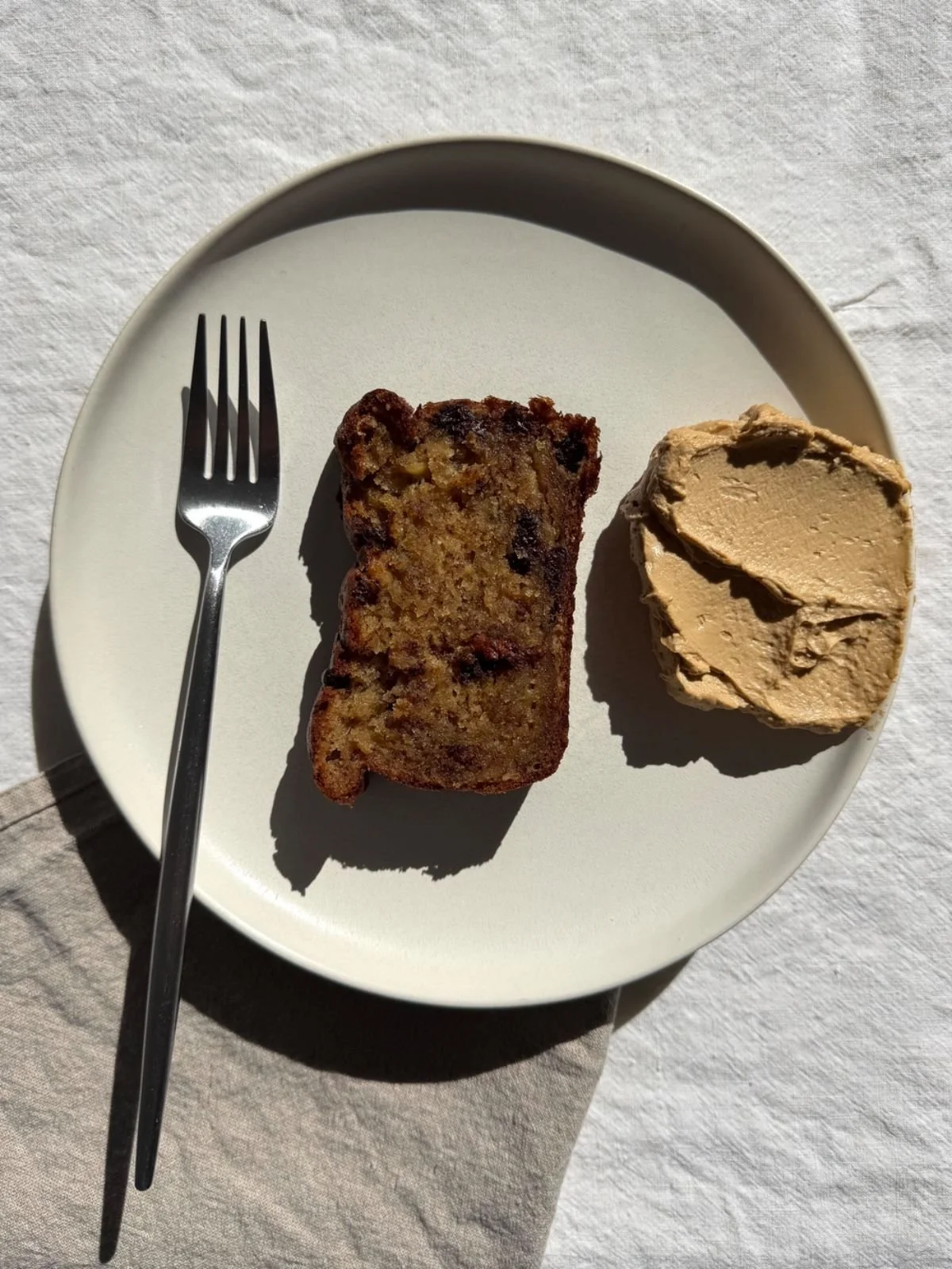 Best Brown Butter Banana Bread With Coffee Cream Recipe