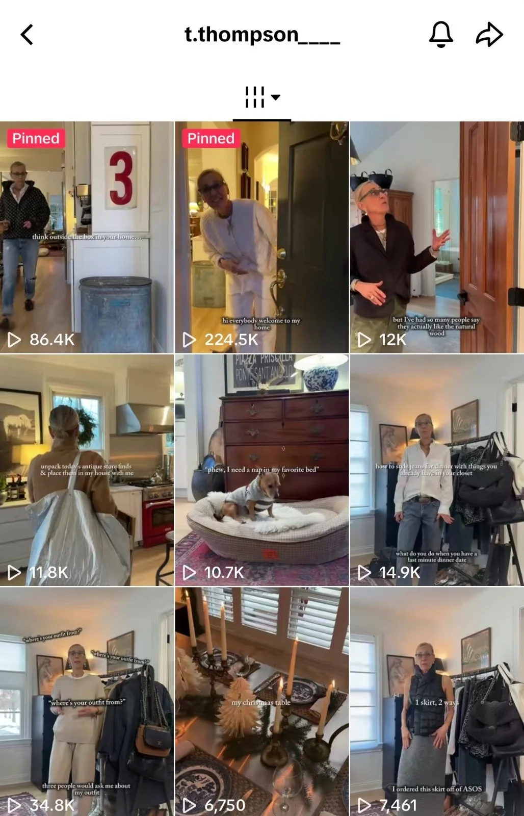 T.Thompson TikTok Account