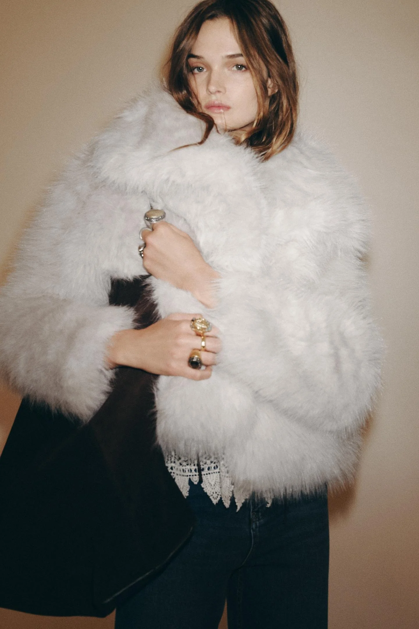 Zara Faux Fur Jacket