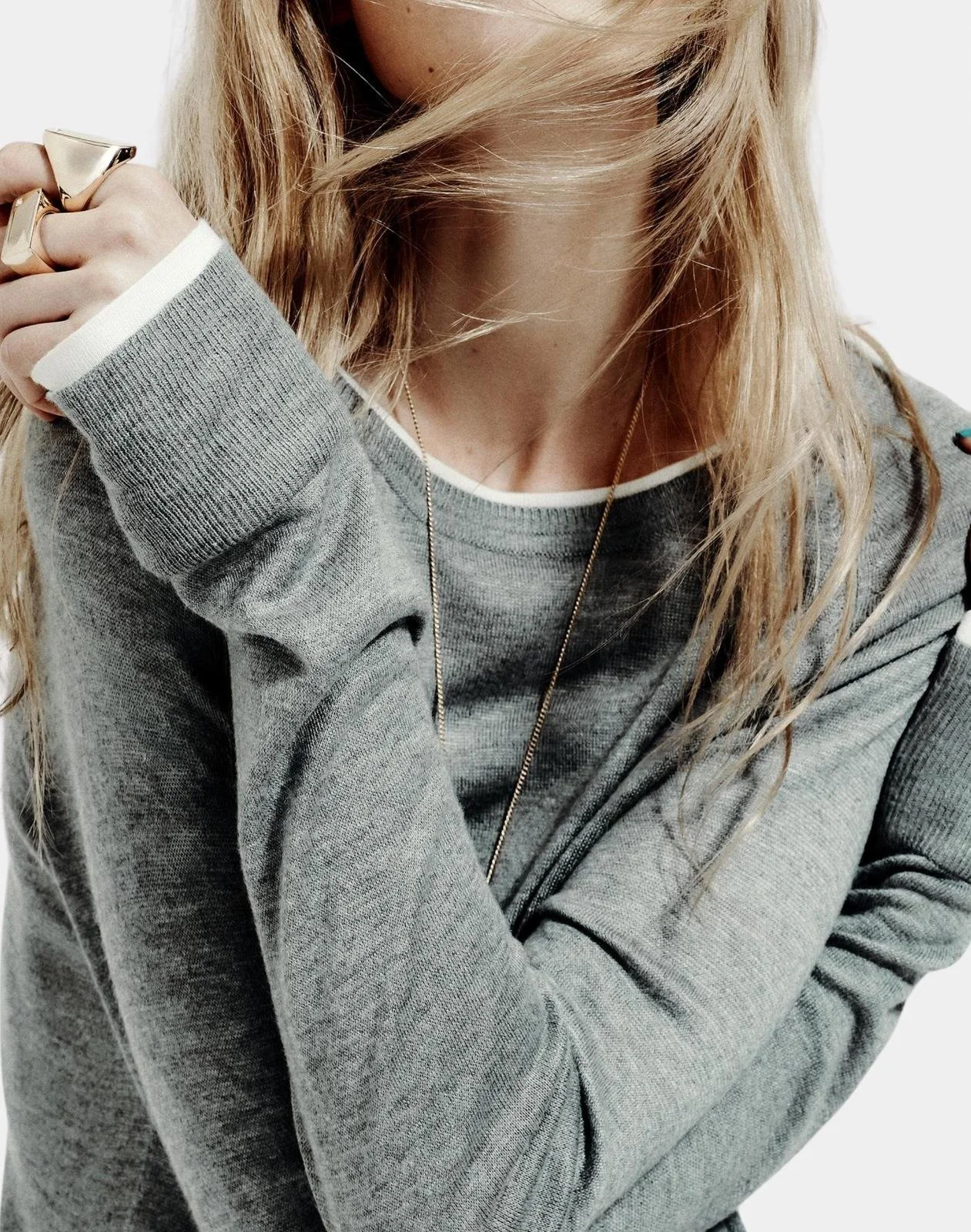 Zara Double Effect Knit Jumper