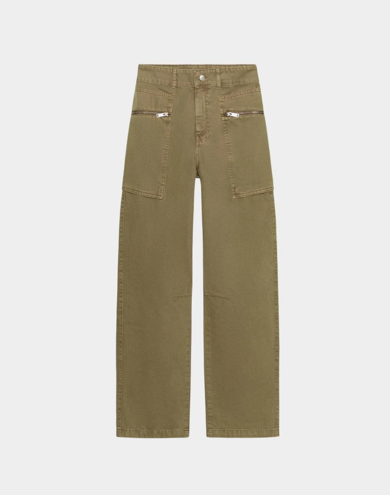 Zara Mid Waist Cargo Jeans