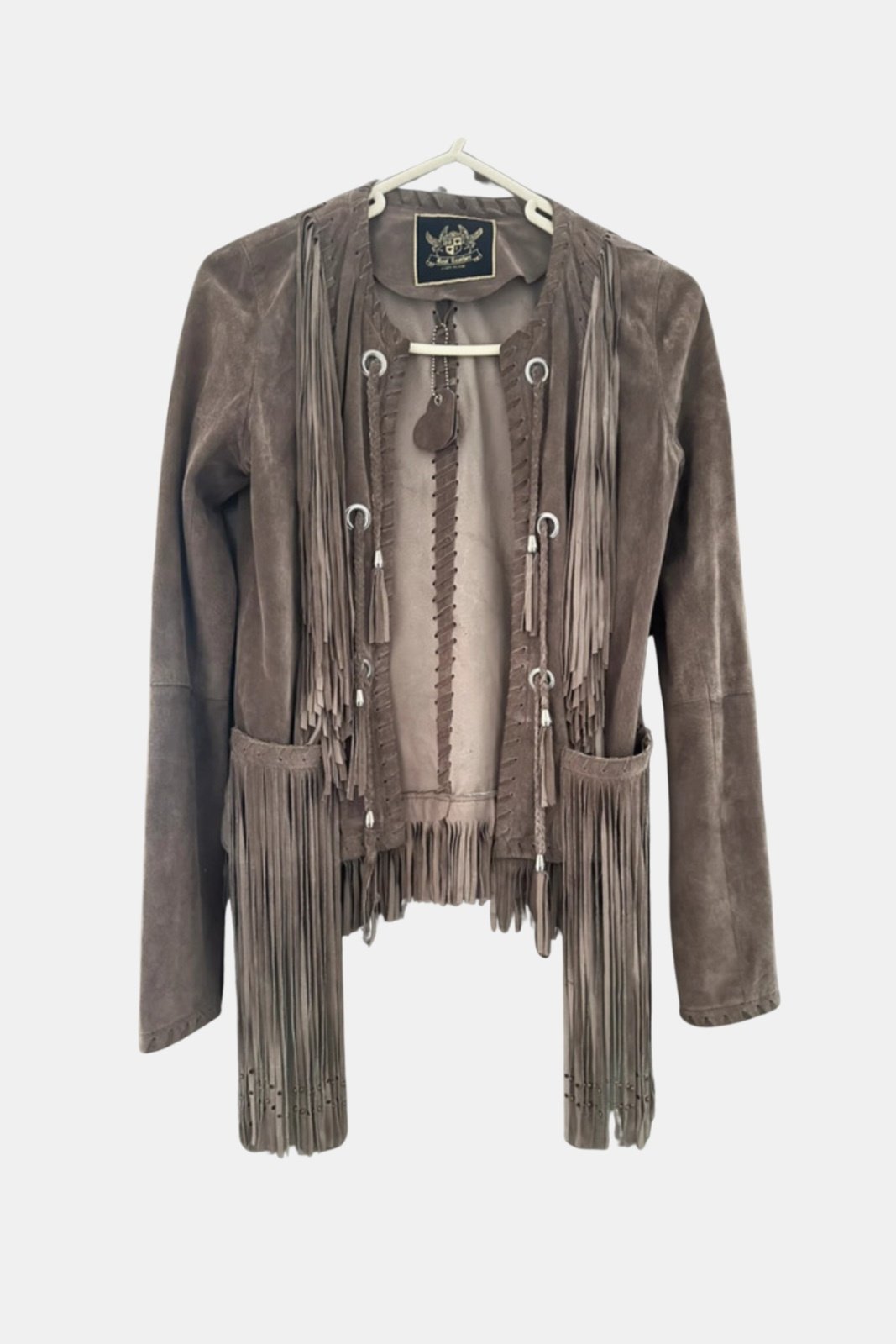Vintage Suede Fringe Jacket