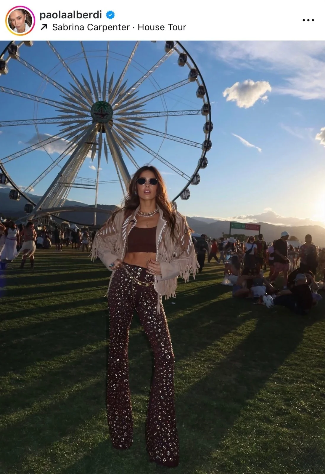 Coachella Outfits 2026 Paola Alberdi