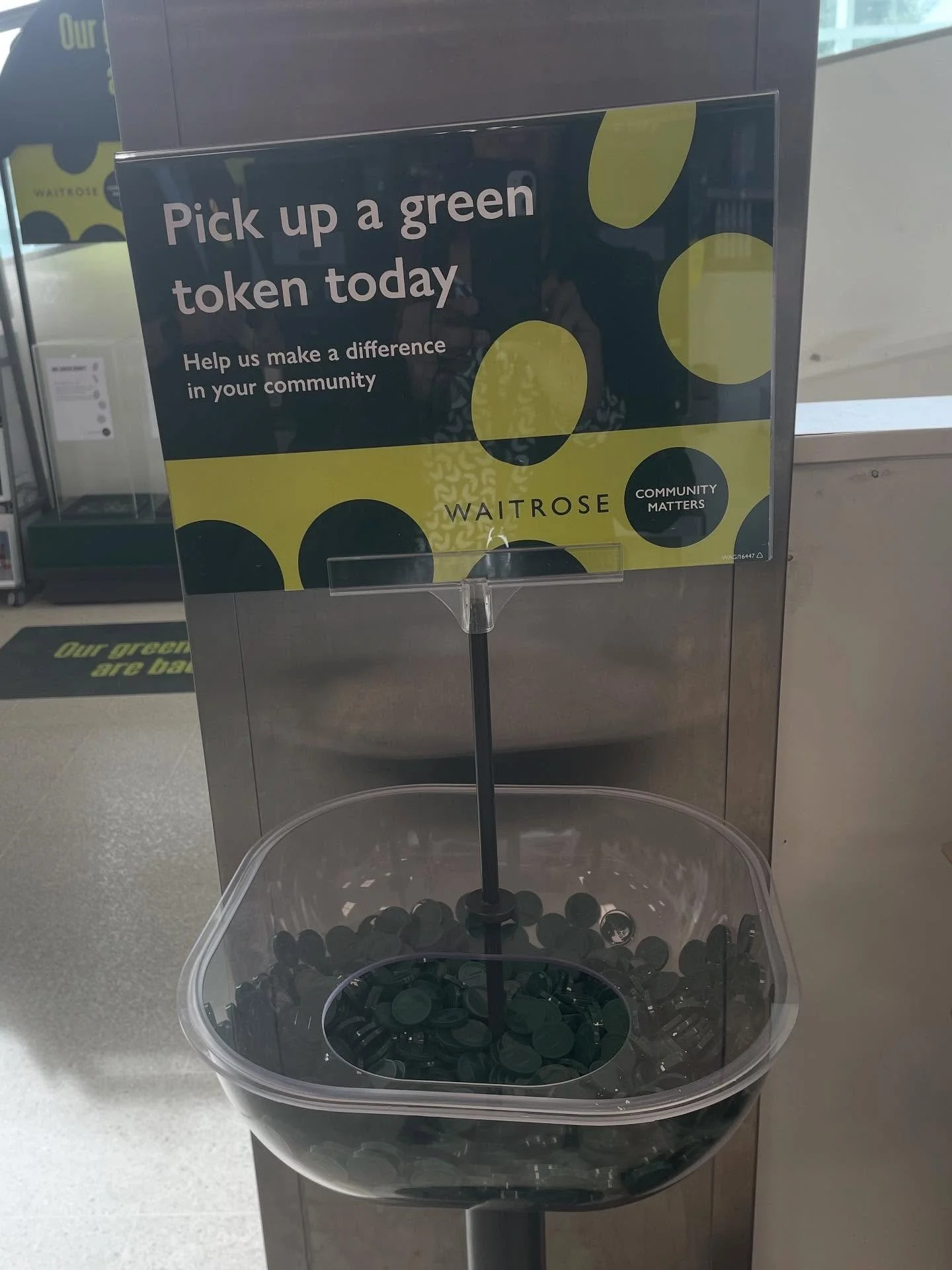 Vote for Us!
The Ark Cancer Charity is delighted to have been chosen as one of the charities to benefit from the Waitrose Community Matters Green Token Scheme at their Basing View, Basingstoke store during October.
Don&rsquo;t forget to pick up your 