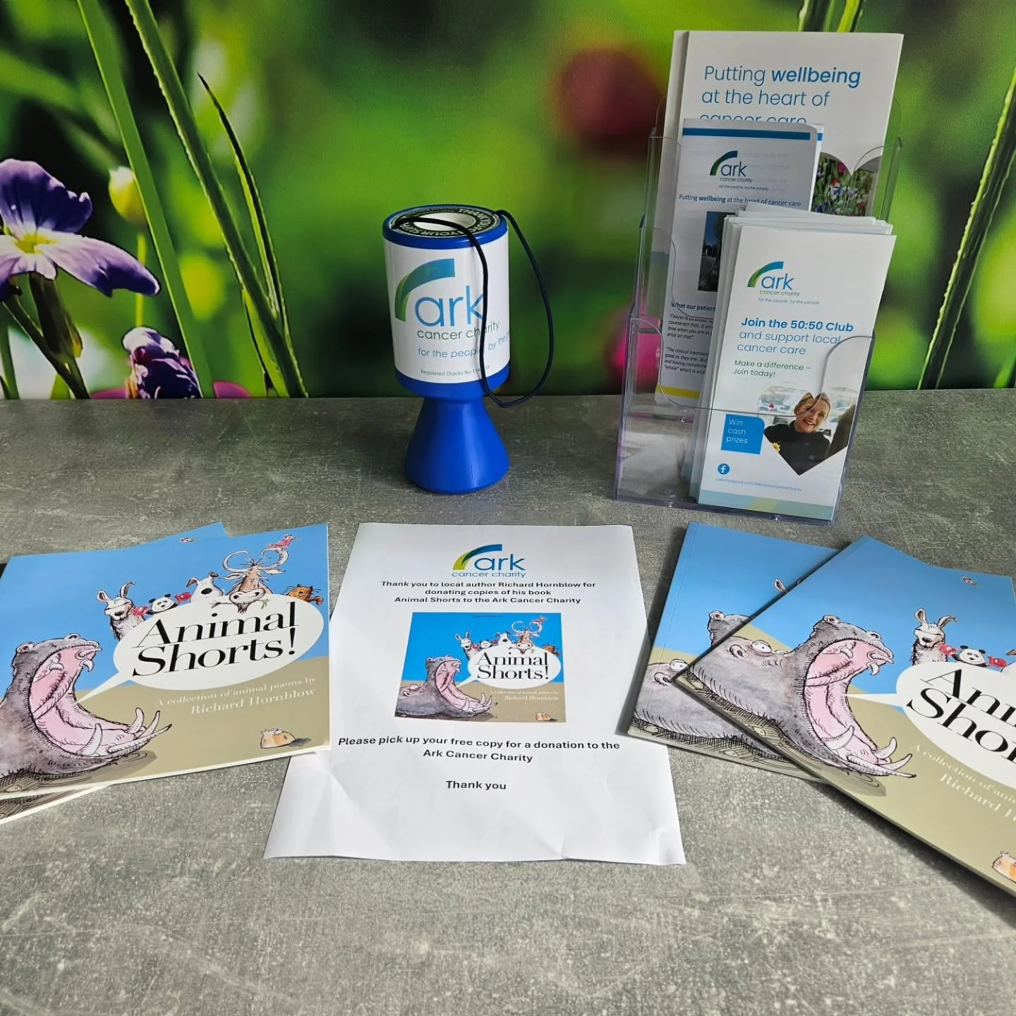 A wonderful and funny book.  All proceeds to the Ark Cancer Charity #arkcancercharity