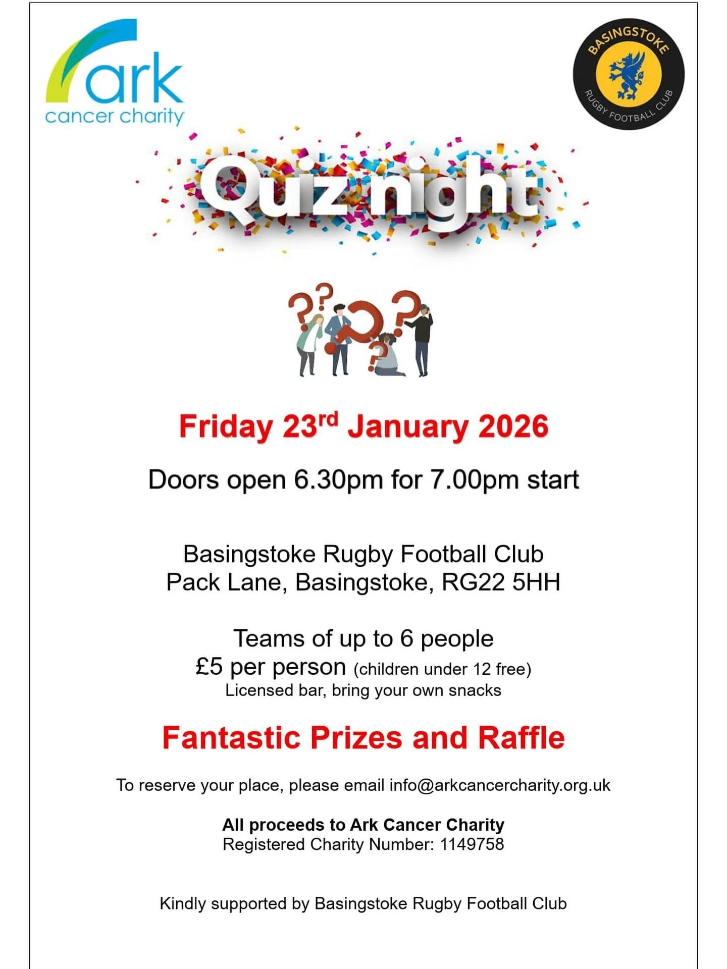 Save the date, Friday 23rd January 2026 😀