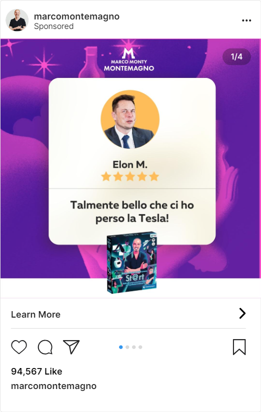Art Direction Giuseppe Celestino /
Copywriter: Luca Altimani