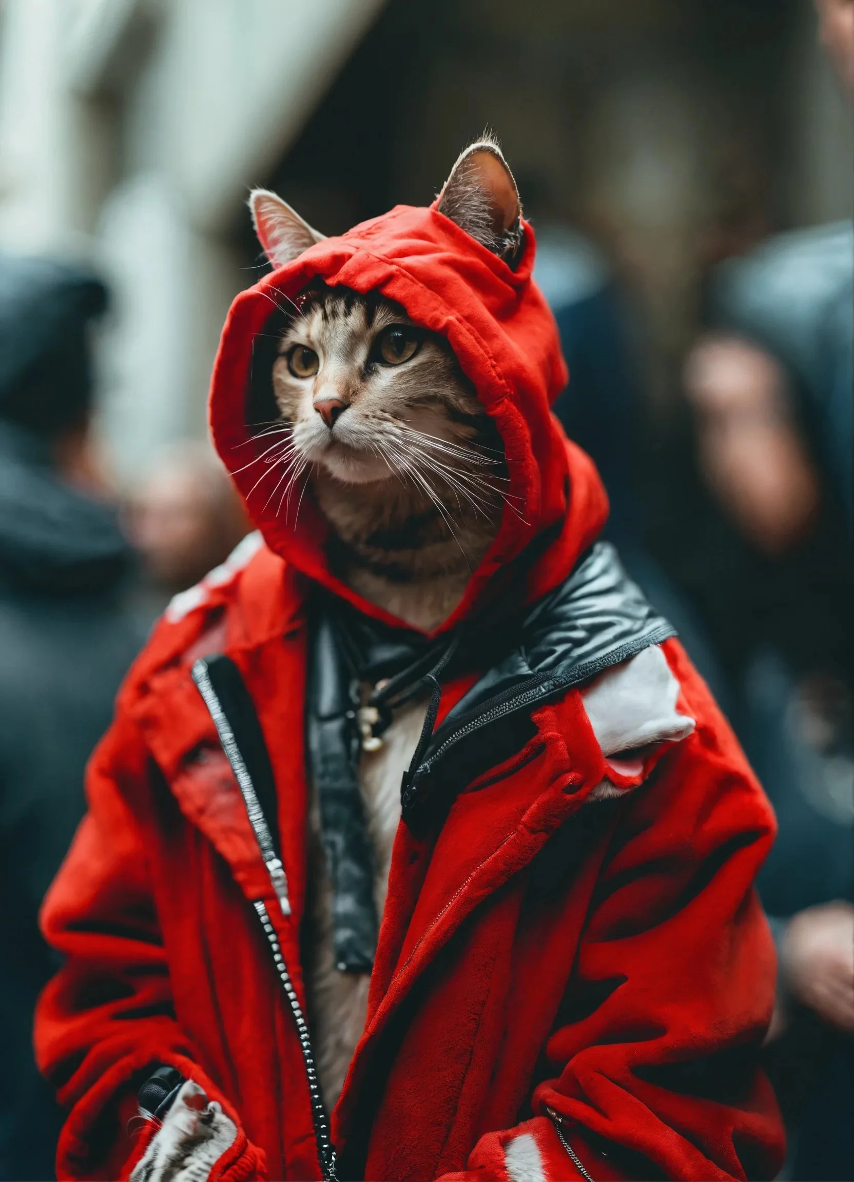 a cat dressed as a  human model.jpg