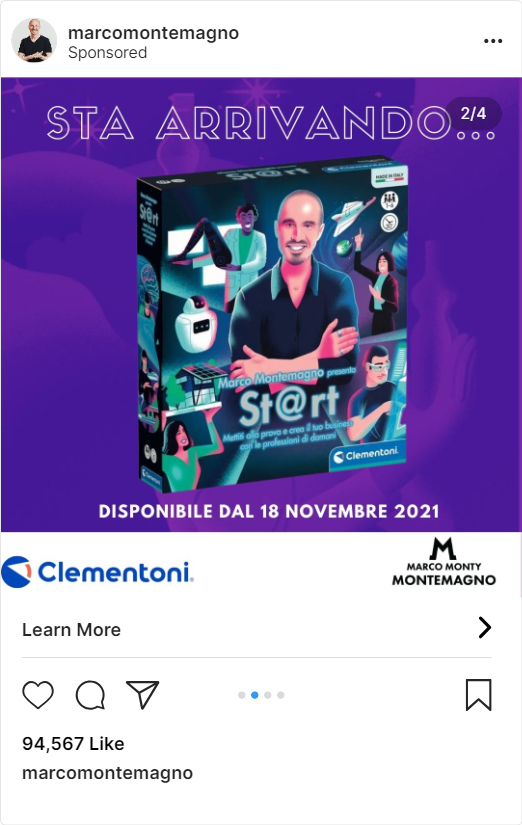 Art Direction Giuseppe Celestino /
Copywriter: Luca Altimani