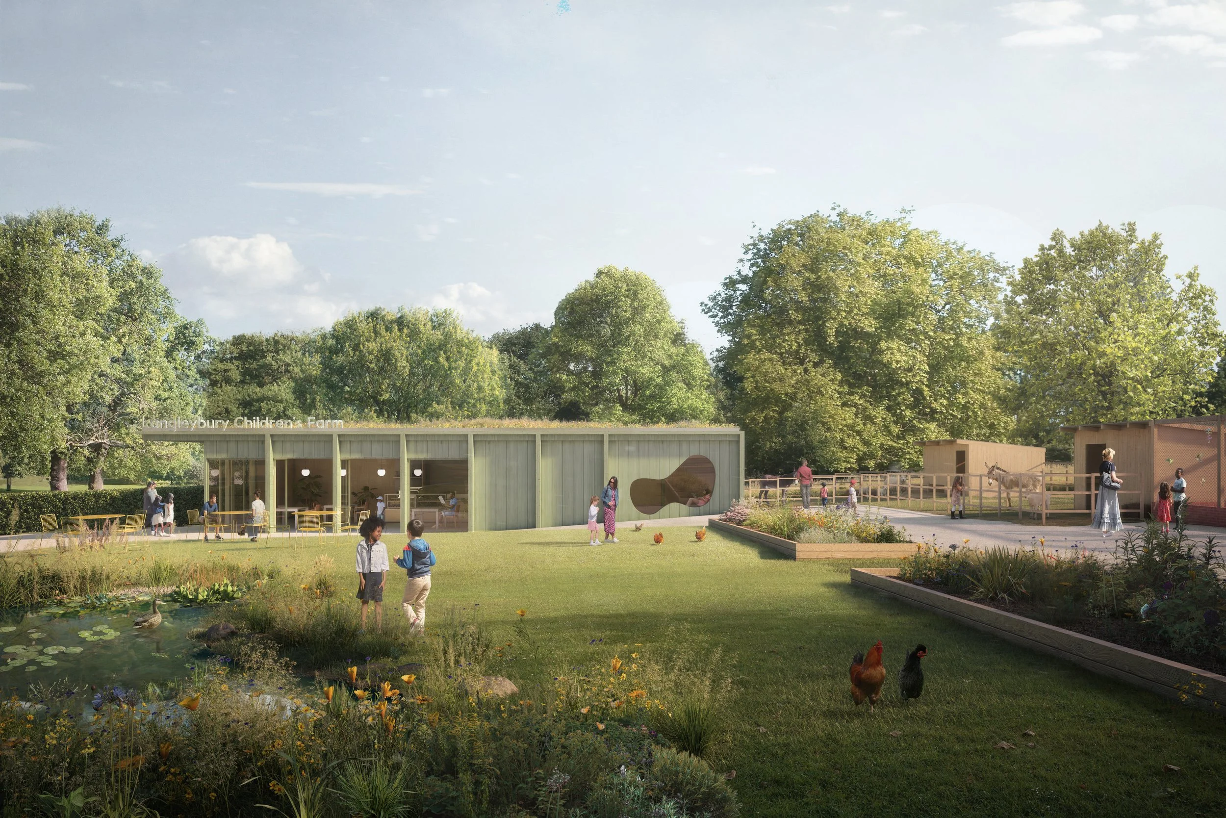  Langleybury Children's Farm will be given a new and improved home, supporting the education and wellbeing of the next generation. 