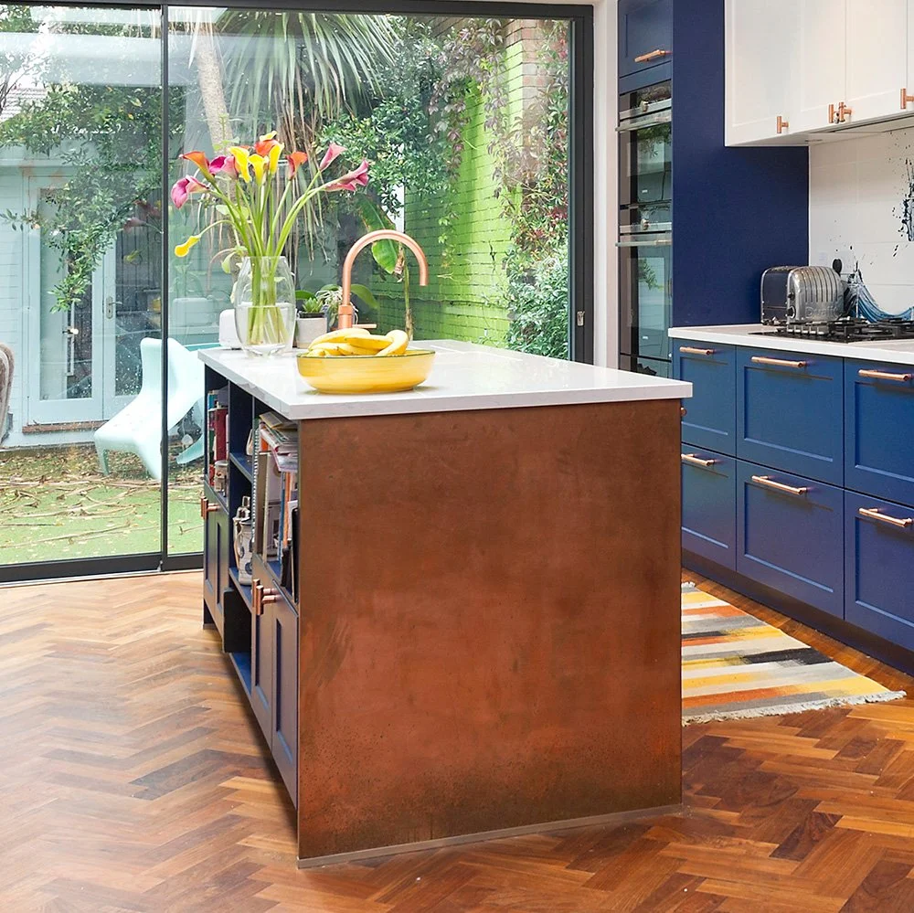 Copper satin island