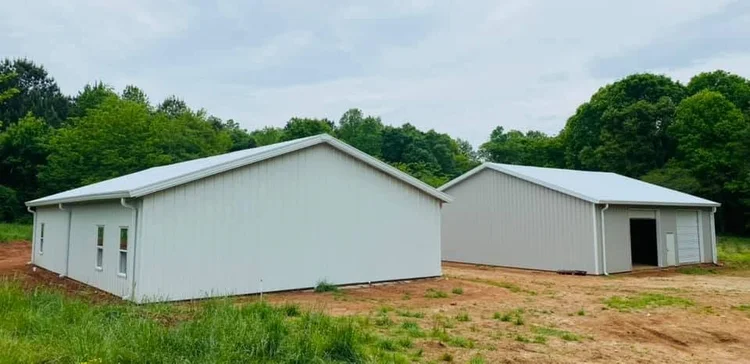 50x50 house and 40x60 shop we built in Gillsville, GA