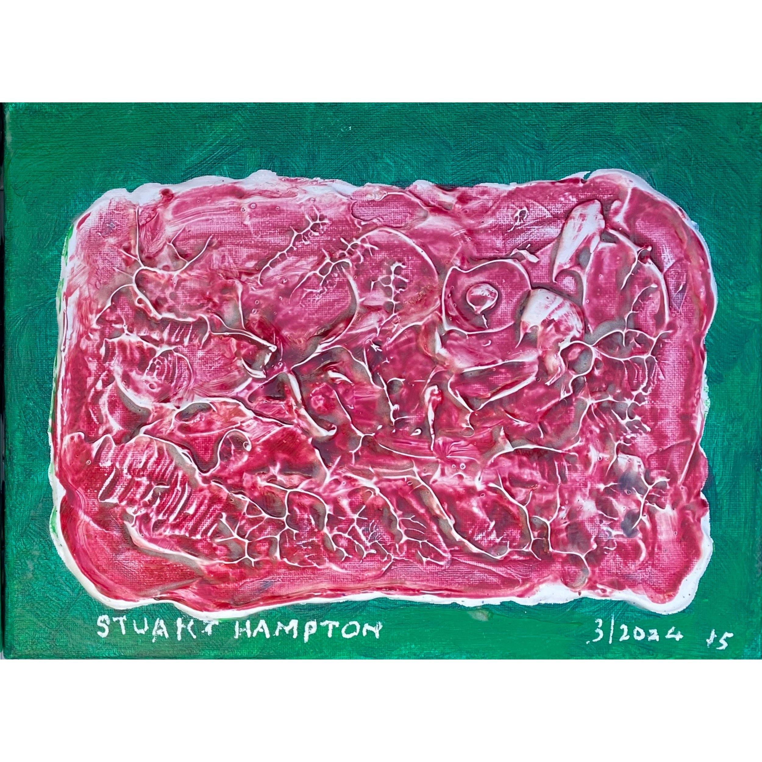 PORTAL TO FANTASIA RECTANGLE GREEN PINK 15