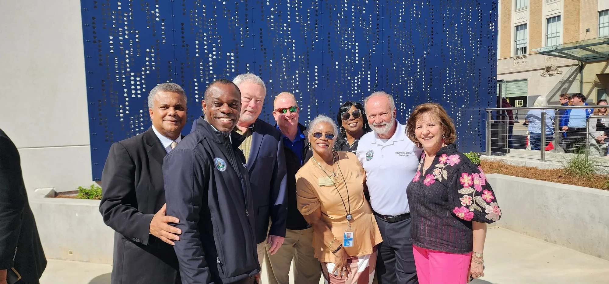 With fellow local leaders