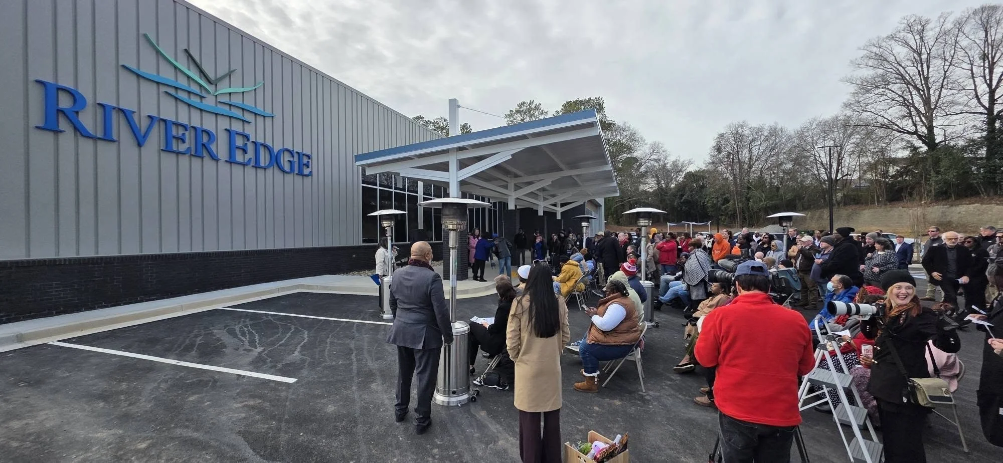 RiverEdge ribbon cutting