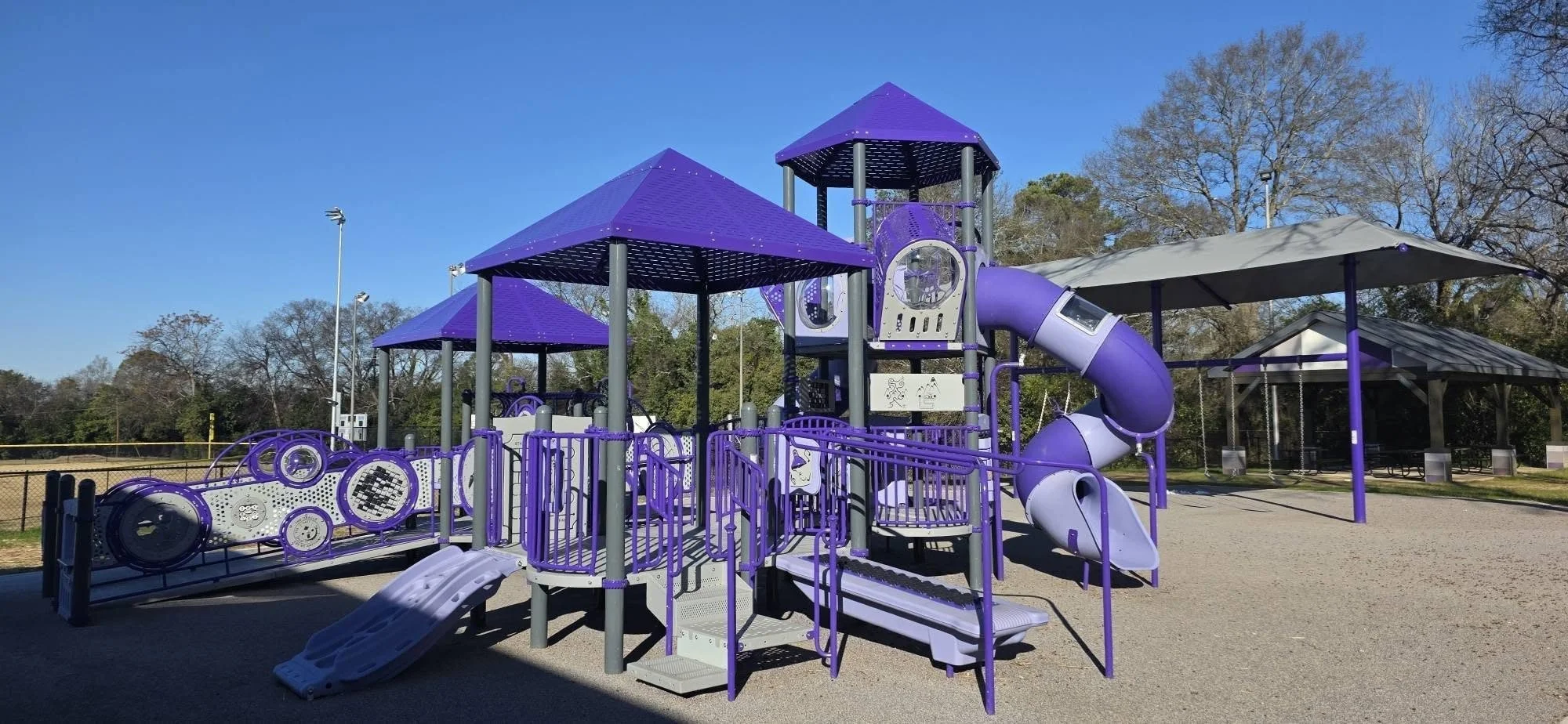 New playground at Memorial Gym