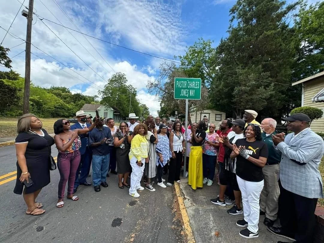 Pastor Charles Jones Way dedication