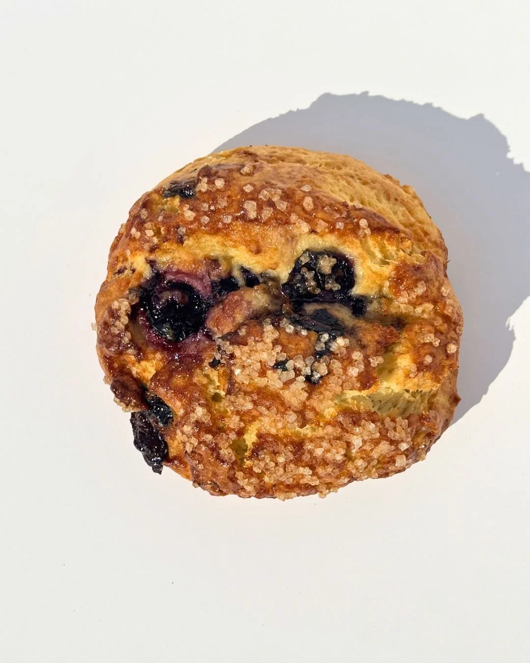 blueberry + lemon zest scone