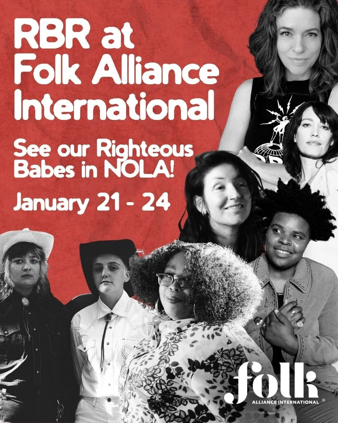 Righteous Babe Records Artists to Play Folk ALliance Festival 2026