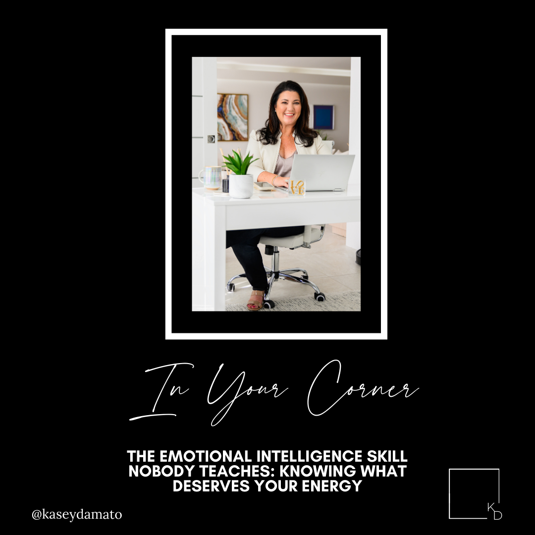 The Emotional Intelligence Skill Nobody Teaches: Knowing What Deserves Your Energy