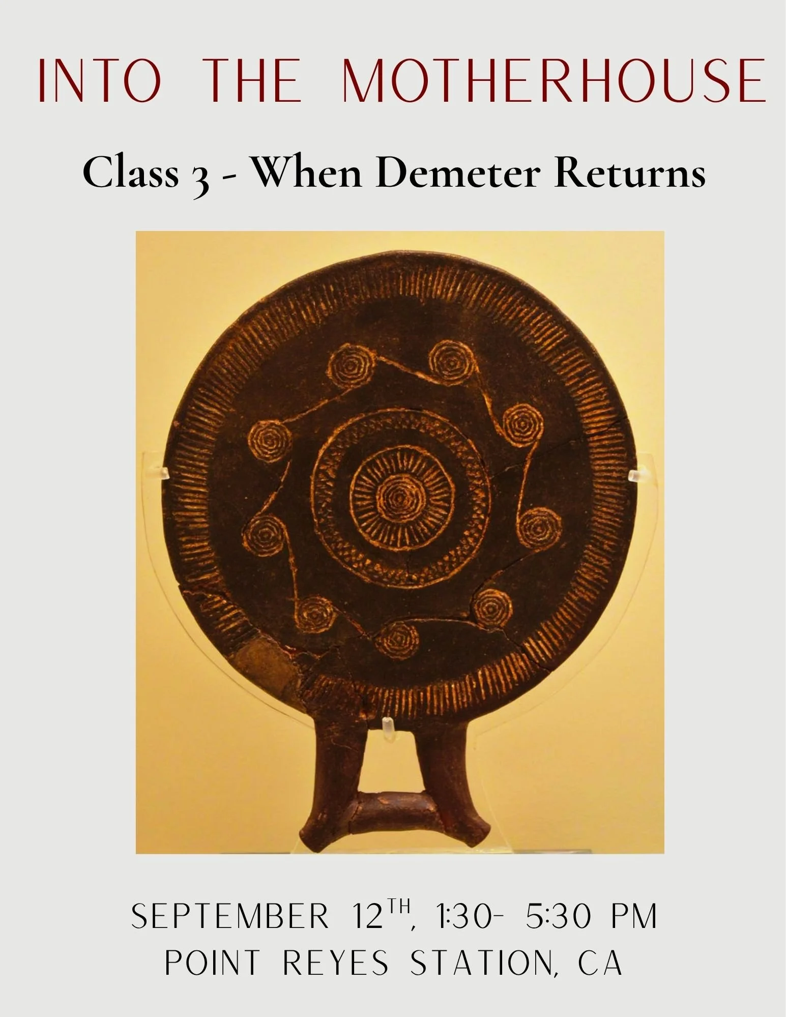 September 12th : When Demeter Returns