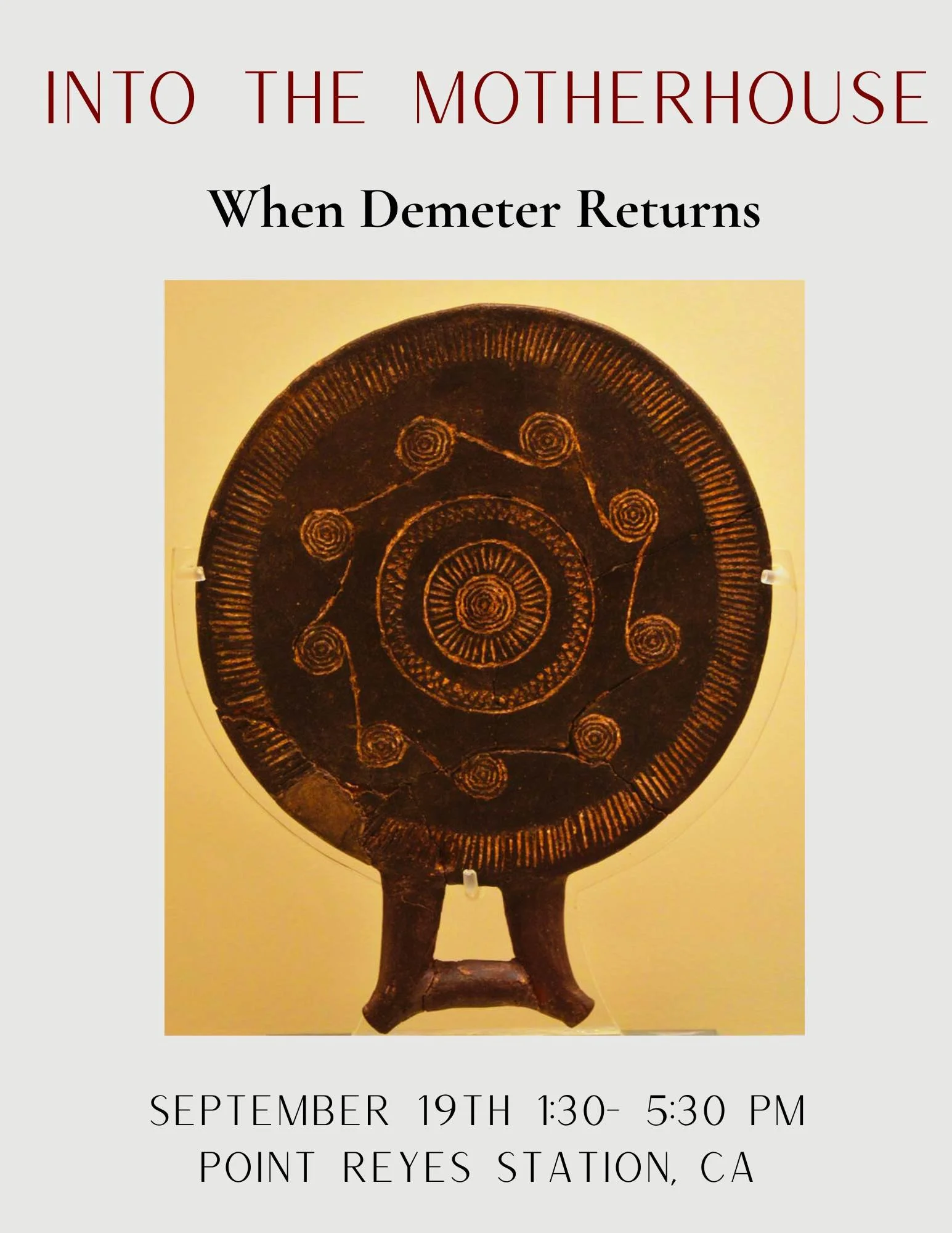September 19th : When Demeter Returns