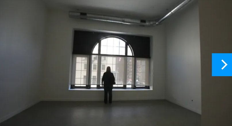 Gannett building nears completion in transformation to modern apartments. Take a peek