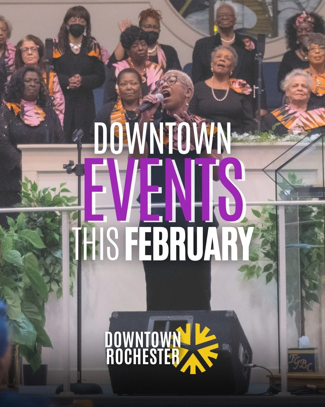 February plans? Start downtown. 📆

From events honoring Black History Month and Valentine&rsquo;s &amp; Galentine&rsquo;s celebrations to the long-anticipated return of Eat Up Roc: Downtown Restaurant Week, February is full of opportunities to conne