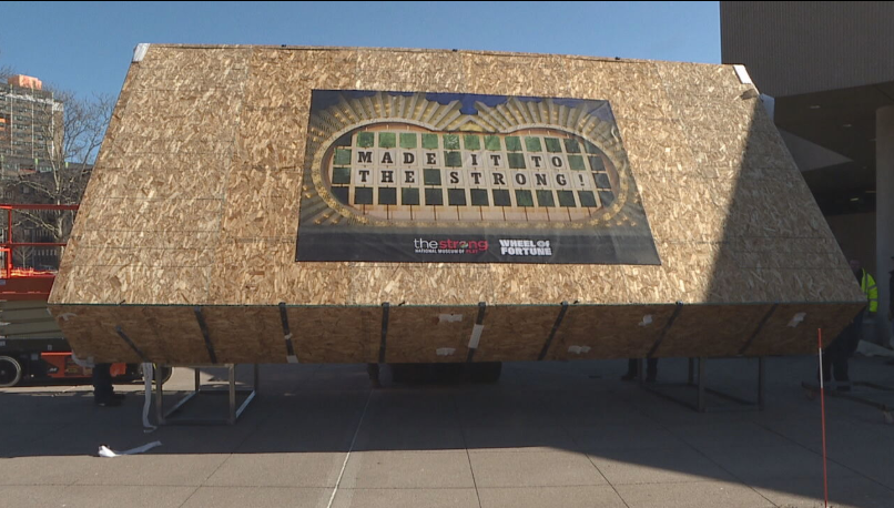 'Wheel of Fortune' puzzle board arrives at Strong Museum