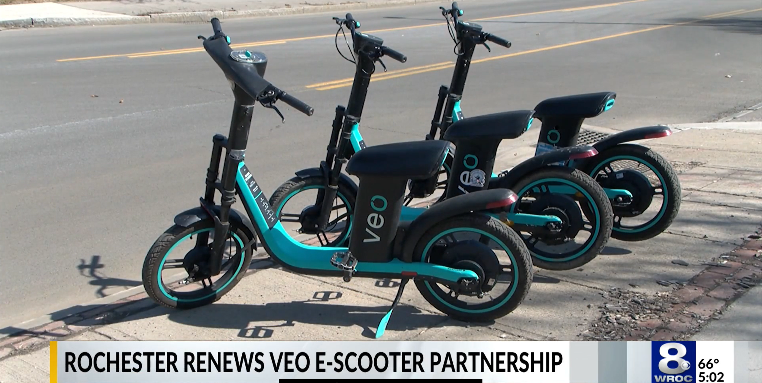 Scooting into Spring: Rochester renews partnership with Veo