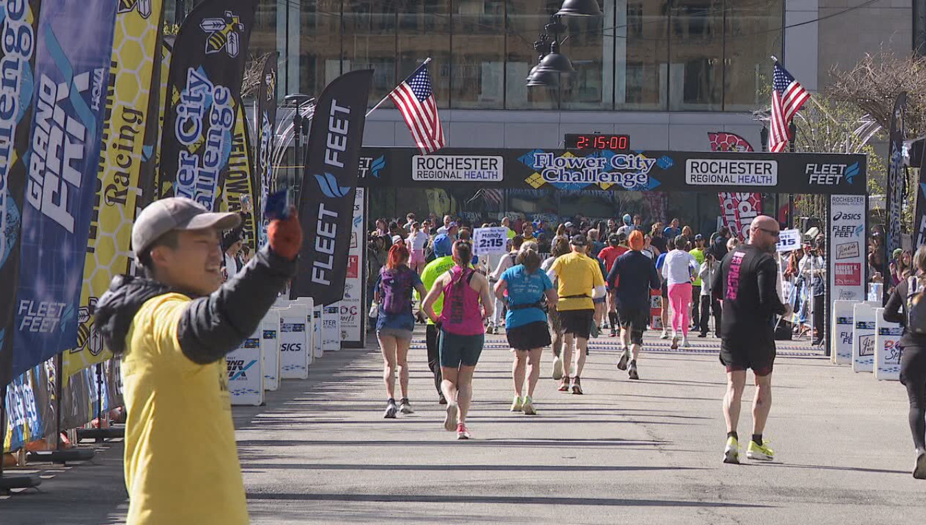 The annual Flower City Challenge took thousands through a scenic route in Rochester