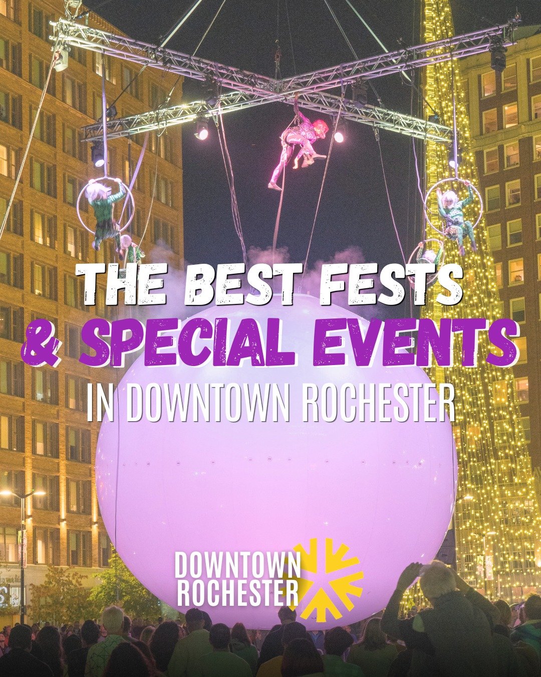 Your excuse to spend more time downtown this summer has arrived. ☀️

Festival and event season is in full swing, and downtown ROC is home to some of our area&rsquo;s largest annual celebrations&mdash; from the Rochester International Jazz Festival an
