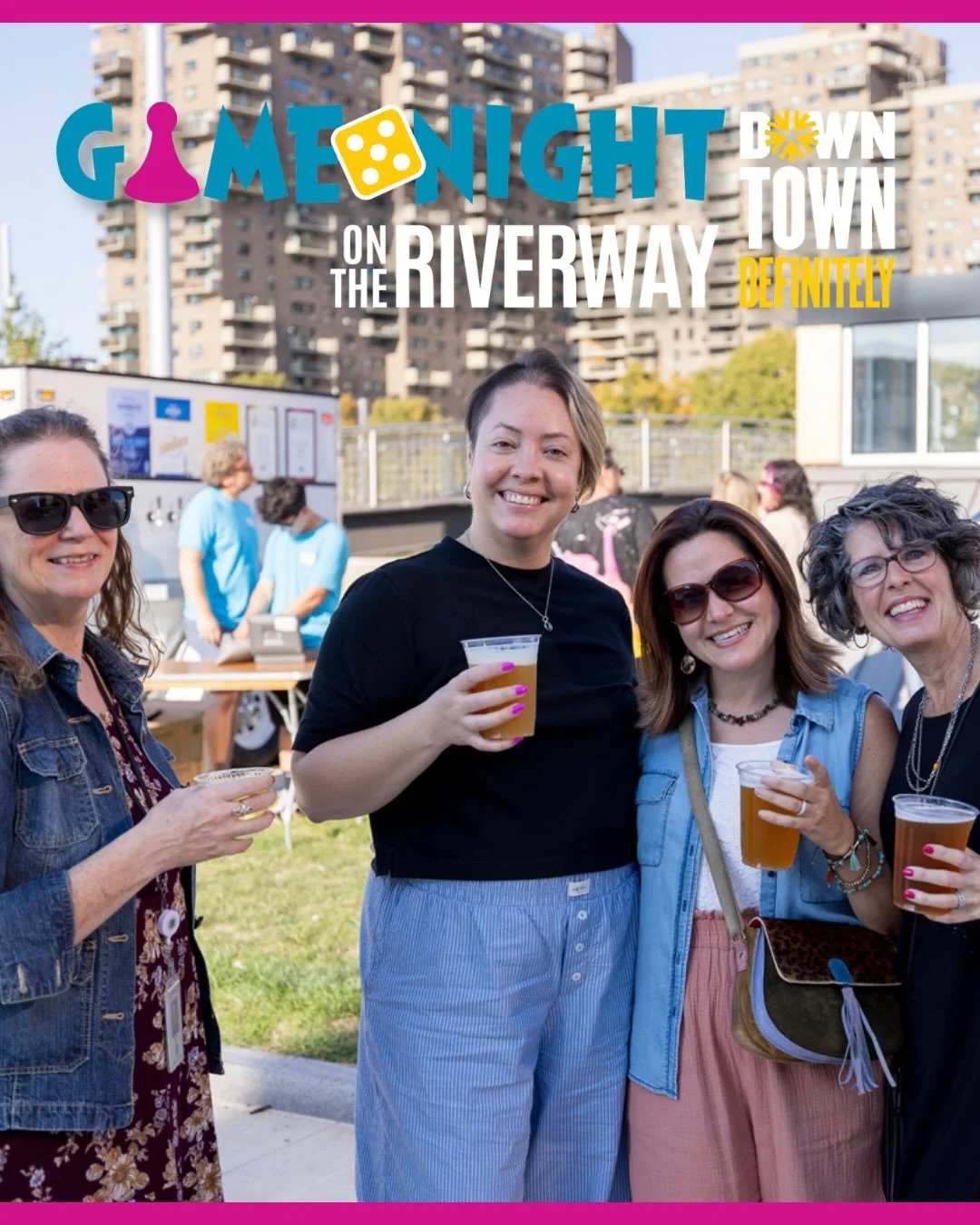 🎲 Gather your friends because Game Night on the Riverway is making its debut this Thursday!

Join us from 5 to 7 PM at Austin Steward Plaza for an evening of tabletop games provided in partnership with @GameNightRochester, friendly competition, food