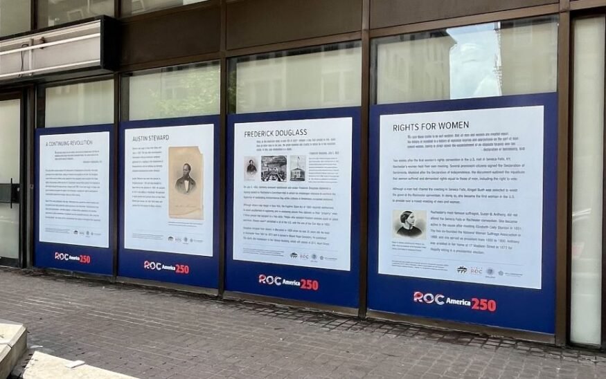 Rochester’s history on display in downtown windows for America 250