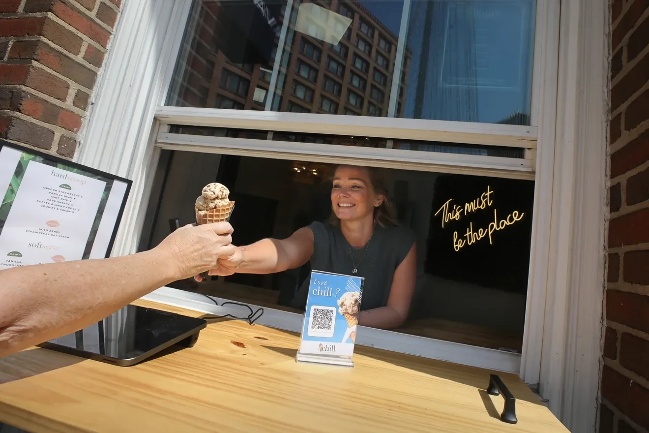 Tiny ice cream shop opens near Parcel 5 in Rochester