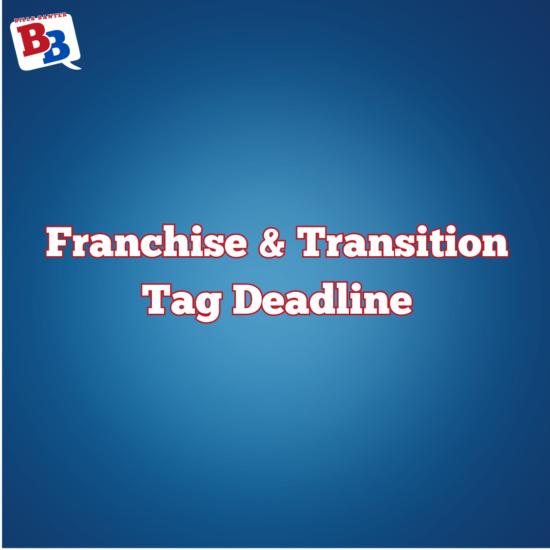 Franchise and Transition Tag Deadline