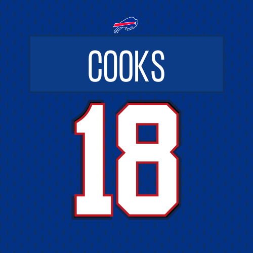 Brandin Cooks Bills Jersey Number "18"