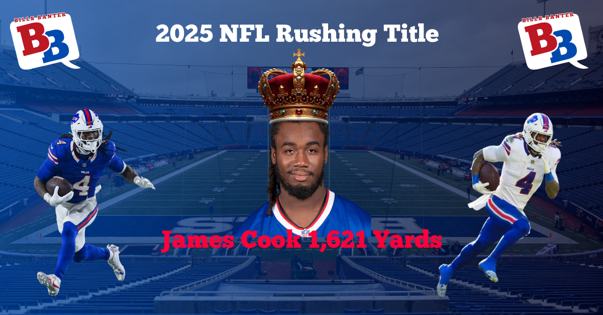 James Cook 2025 NFL Rushing Champion