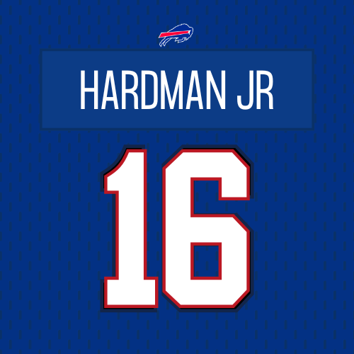 Mecole Hardman Jr Bills Jersey Number "16"