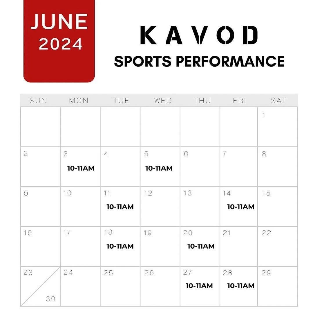 It&rsquo;s about that time&hellip; 
Summer training at Kavod 😎

Strength training is CRUCIAL for young athletes and these classes are just what they need to take their game to the next level. Athletes will develop muscle strength, explosive power, v