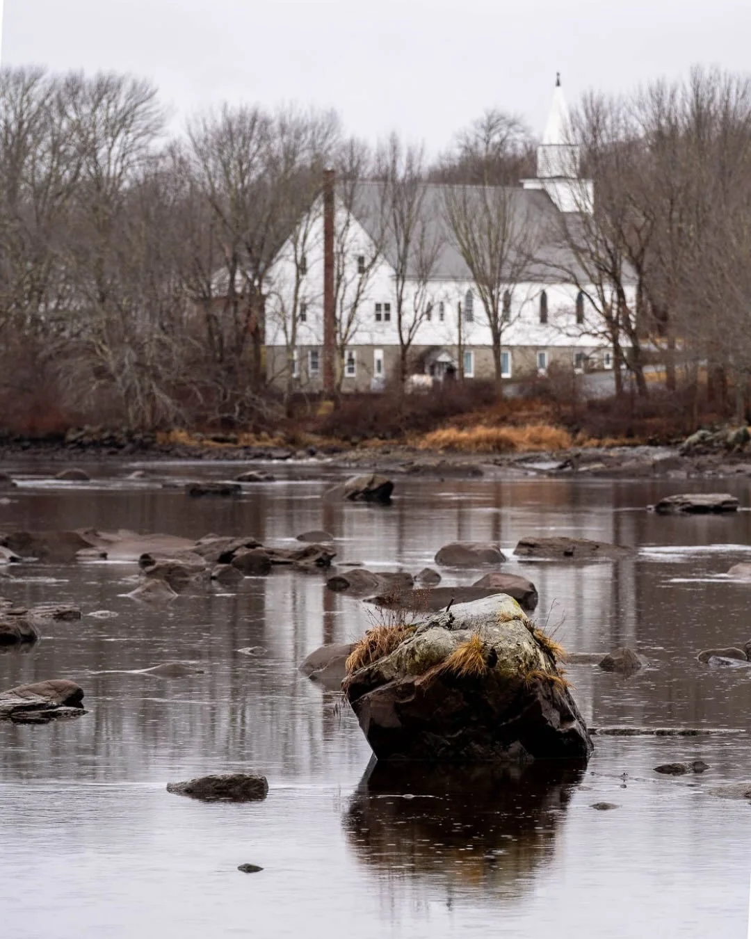 Welcome to winter in Nova Scotia. Here, it&rsquo;s a time of rest. Some days are surprisingly warm, others surprisingly cold. Wind makes all the difference. 

This is a church near my house, I love the reflections on the water, it doesn&rsquo;t alway