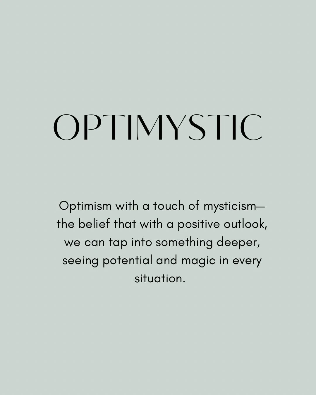 I made up a word! I am now the Digital Optimystic 😄✨